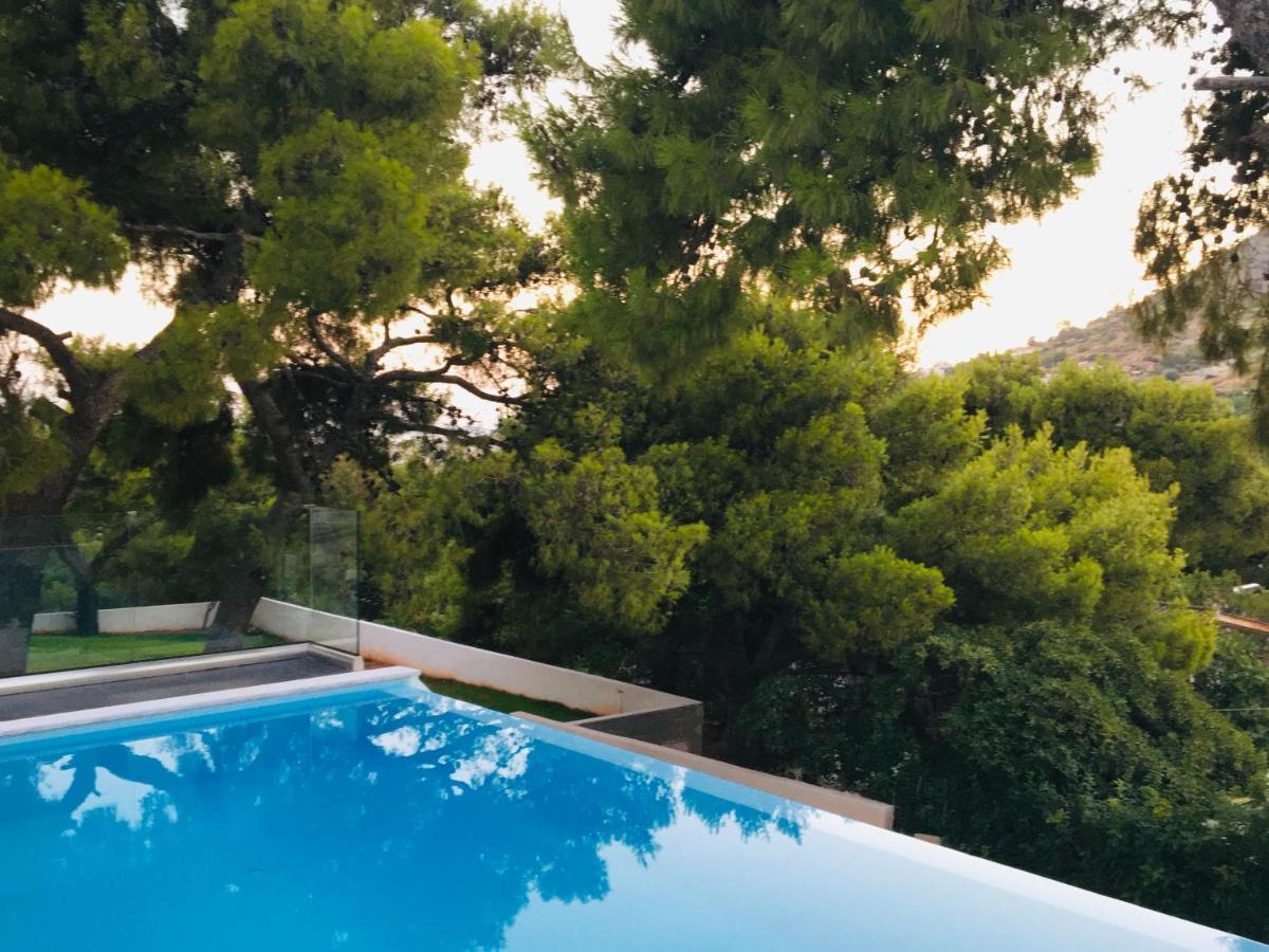 Villa Tranquility Lagonisi Exterior photo